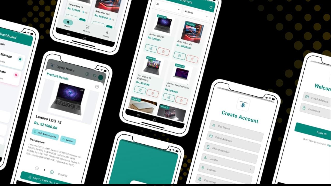 Laptop Harbor E-Commerce App